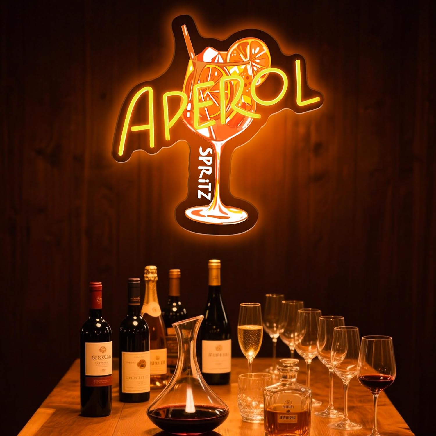 Aperol Spritz Neon Sign LED Co - огляд і ціна Commercial Kitchen Light